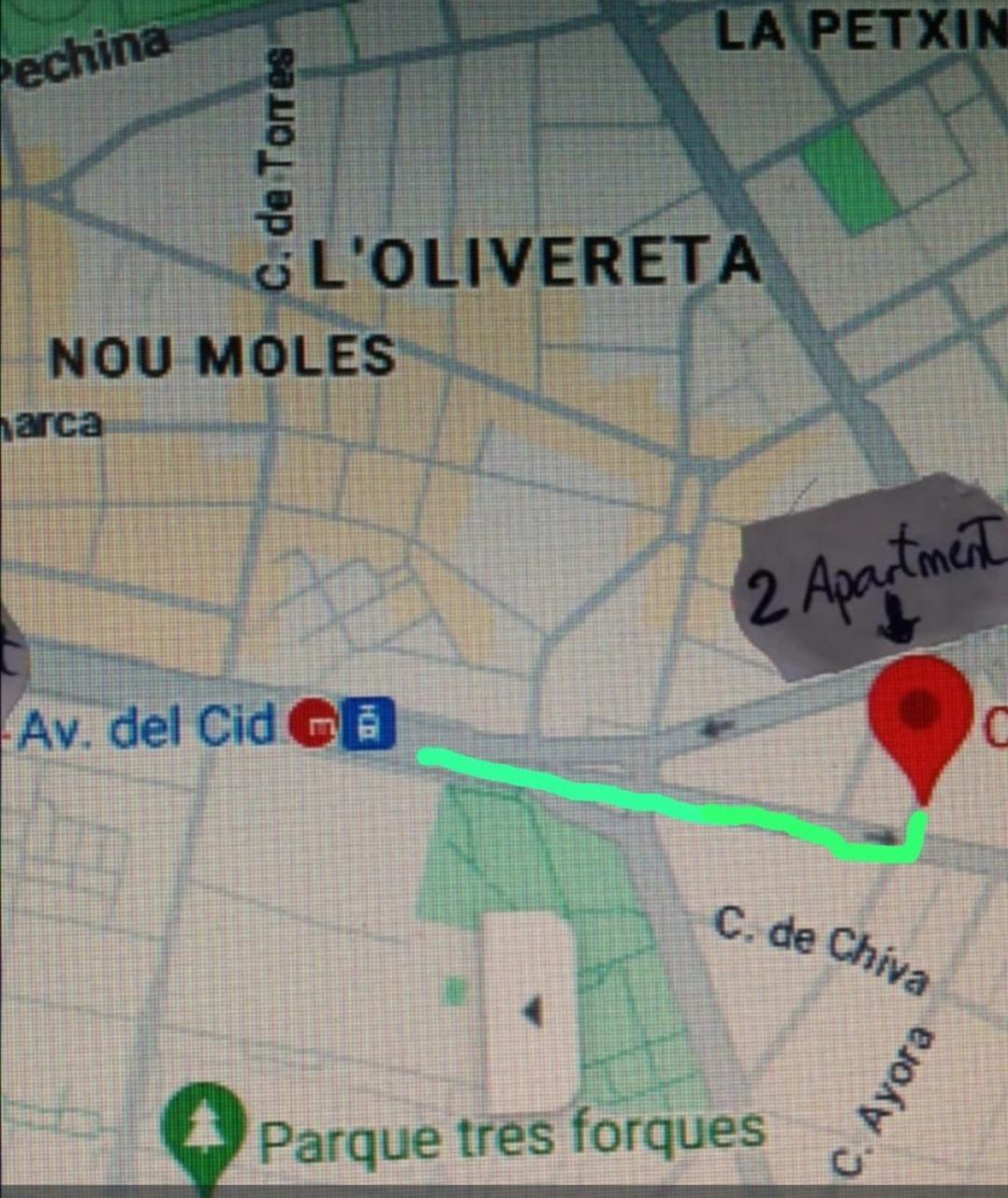 Centrico Apartamento En Valencia Proximo Parada De Metro Angel Guimera מראה חיצוני תמונה